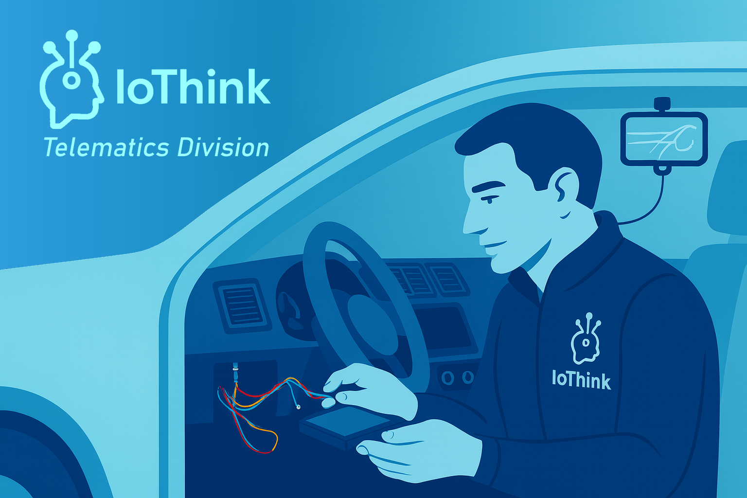 Tecnico IoThink al lavoro